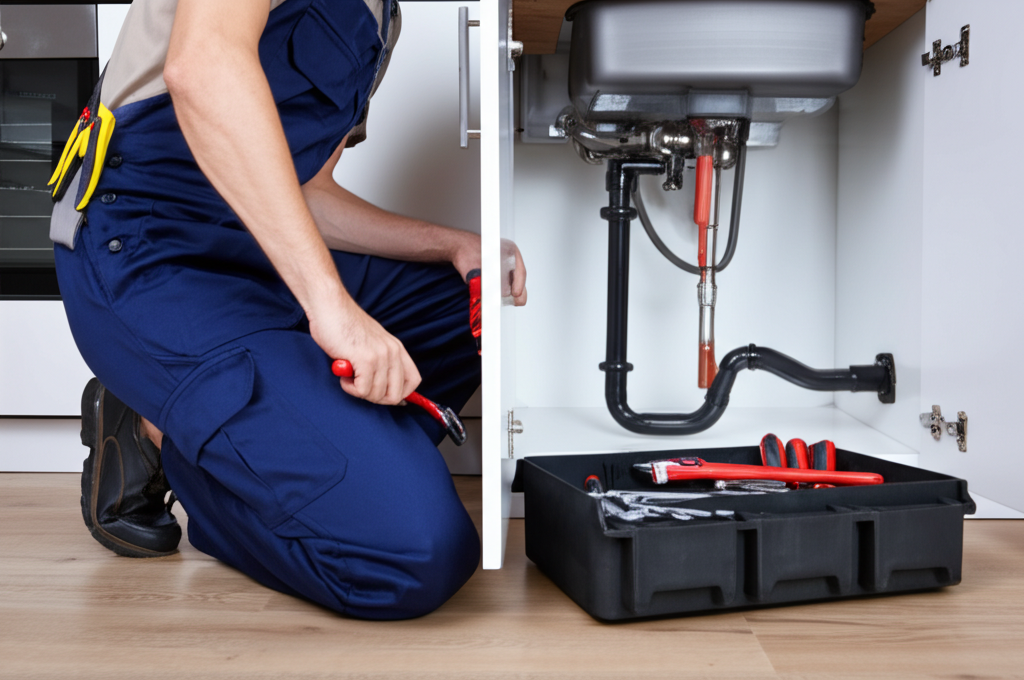 Professional plumber